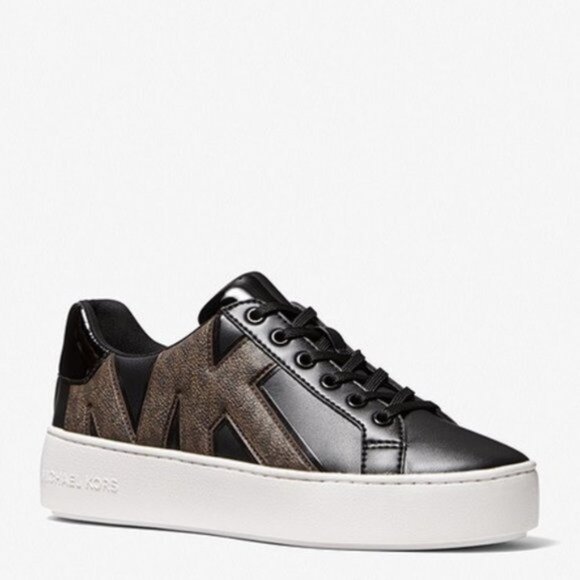 $106 NWT (9.5) MMK Leather Sneakers - Picture 1 of 12